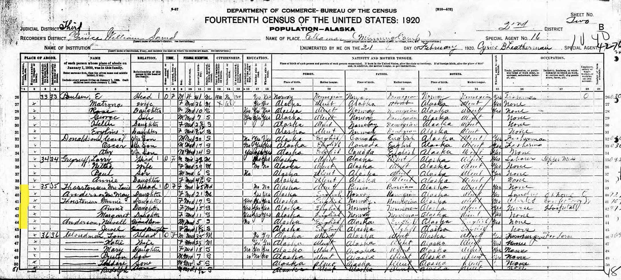  Great Grandpa Thorstonsen